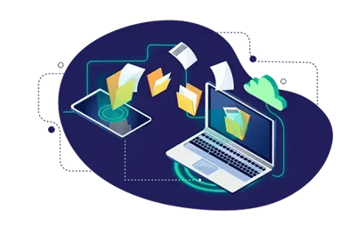 Illustration de la dématérialisation des factures