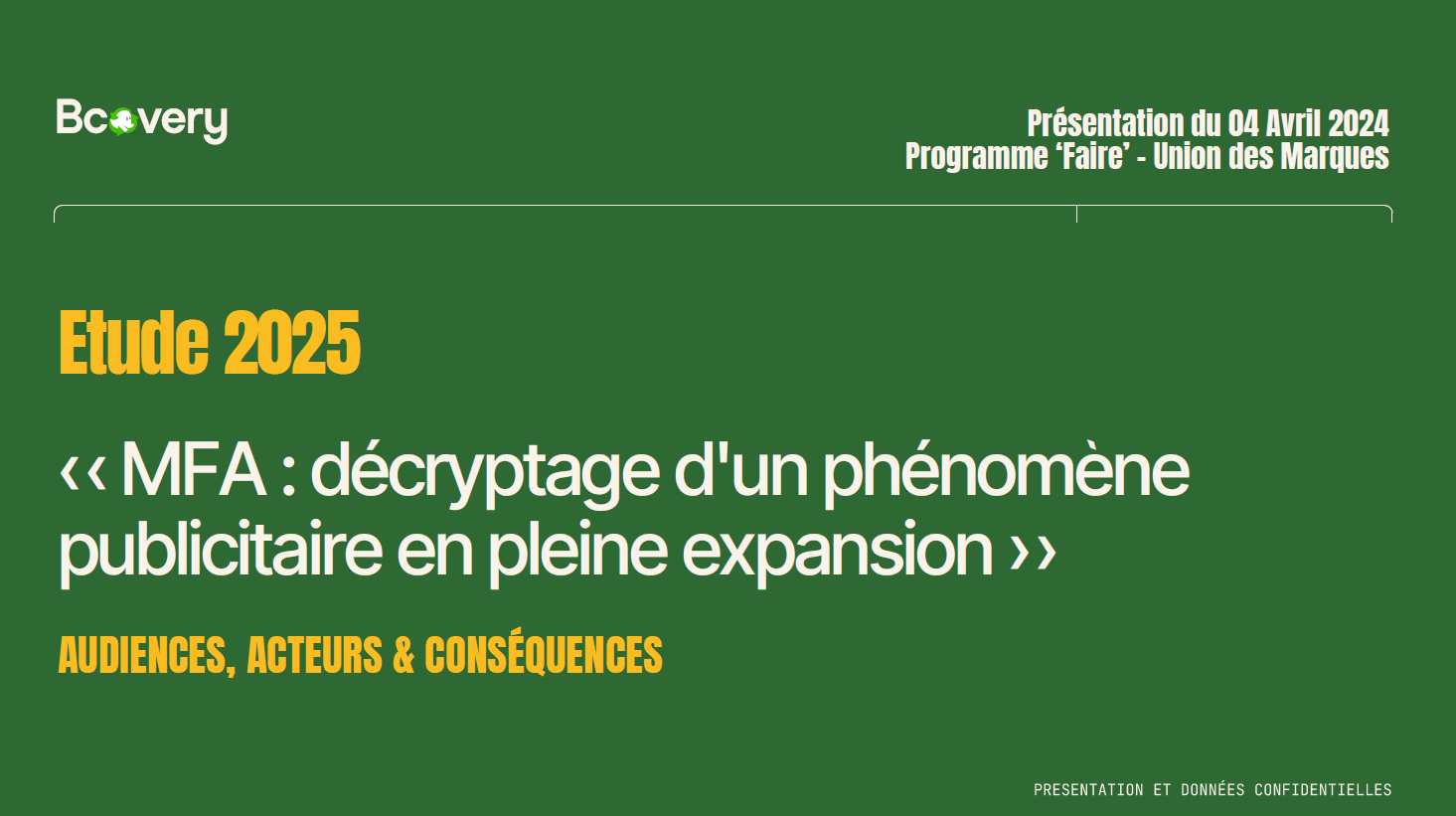L'étude Bcovery sur les sites MFA (Made for Advertising) alerte sur les enjeux de brand safety et d'efficacité business
